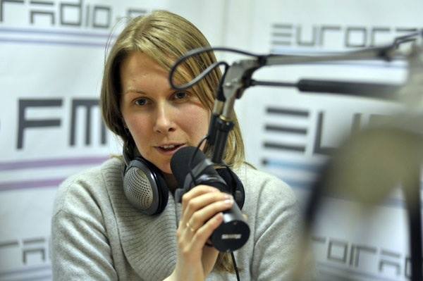 Екатерина Оаро у микрофона | Вдохновить на роман